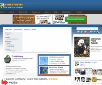 Forexturtle.com(Forex companies) Screenshot