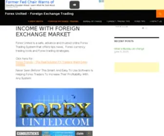 Forexunited.com(Forex United or Forex Trading) Screenshot