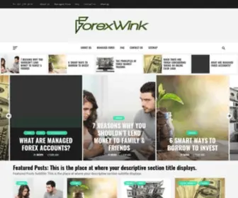 Forexwink.com(Finance & Economy) Screenshot