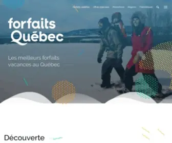 Forfaitsquebec.com(Forfaits Québec) Screenshot