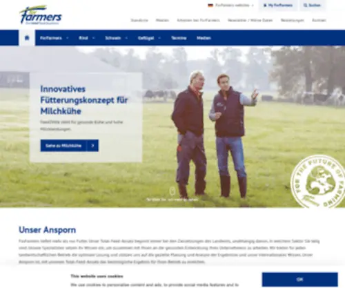 Forfarmers.de(ForFarmers Deutschland) Screenshot