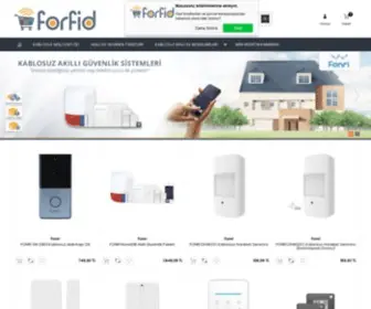 Forfid.com(Akıllı Ev ve Güvenlik Sistemleri) Screenshot