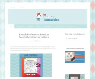 Forfrenchimmersion.com(For French Immersion) Screenshot