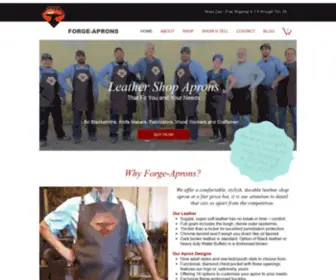 Forge-Aprons.com(Forge Aprons) Screenshot