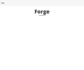 Forge.io(Forge) Screenshot