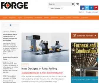 Forgemag.com(FORGE Magazine) Screenshot