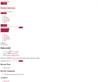 Forgeservers.net(Forge Servers) Screenshot