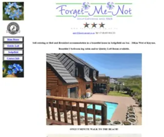 Forget-ME-Not.co.za(Knysna B&B) Screenshot