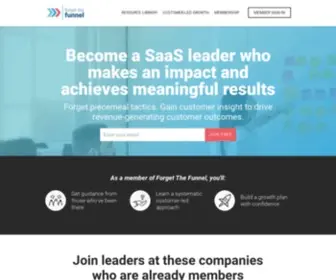 Forgetthefunnel.com(SaaS Marketing Workshops & Training) Screenshot