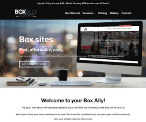 Forgingelitewebsites.com(Box Ally) Screenshot