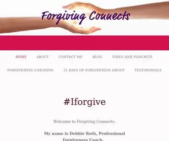 Forgivingconnects.com(Forgiving Connects. My name) Screenshot