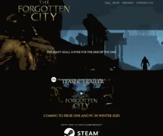 Forgottencitygame.com(The Forgotten City Game) Screenshot
