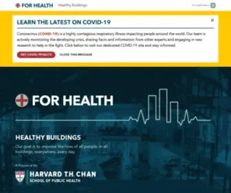 Forhealth.org(Our goal is to improve the lives of all people) Screenshot