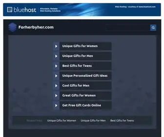 Forherbyher.com(Bluehost) Screenshot