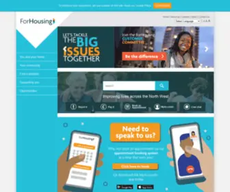 Forhousing.co.uk(Homepage) Screenshot