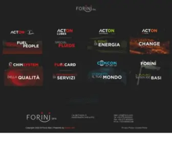 Forini.com(Forini S.p.a) Screenshot