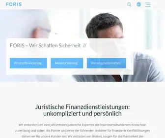 Foris.com(Juristische Finanzdienstleistungen) Screenshot