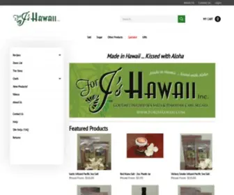 Forjshawaii.com(For J's Hawaii) Screenshot