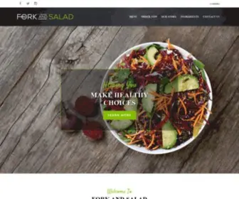 Forkandsalad.com(Fork and Salad) Screenshot