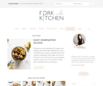 Forkinthekitchen.com(Fork in the Kitchen) Screenshot