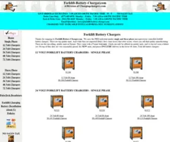 Forklift-Battery-Charger.com(Forklift Battery Chargers) Screenshot