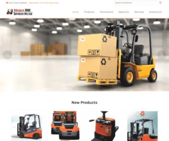 Forklift.com.sg(Advance MHE Services Pte Ltd) Screenshot