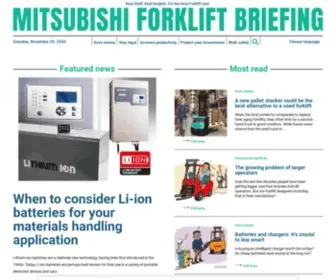 Forkliftbriefing.com(Home) Screenshot