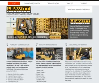 Forkliftcertificationmarysville.com(Forklift Certification Mount Vernon) Screenshot