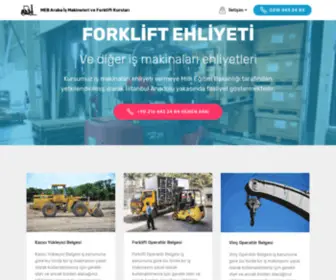 Forkliftehliyeti.net(Forklift ehliyeti nerden alınır) Screenshot
