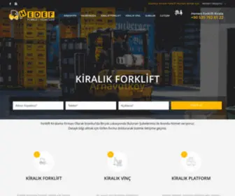 Forkliftkiralamaistanbul.com(Kiralık Forklift) Screenshot