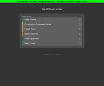Forkliftsinc.com(Forkliftsinc) Screenshot