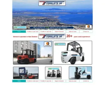 Forkliftsnz.co.nz(Home) Screenshot