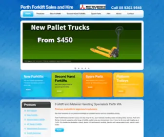 Forkliftswa.com.au(Perth Forklift Sales and Hire) Screenshot