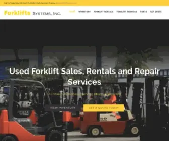Forkliftsystem.com(Forklift System) Screenshot