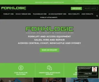 Forklogic.com.au(Forklift Sales & Hire) Screenshot