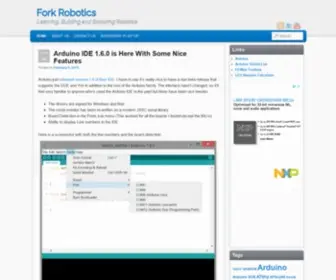 Forkrobotics.com(Fork Robotics) Screenshot