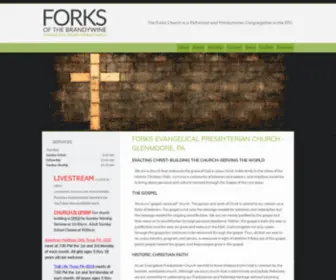 Forkschurch.org(Forks of the Brandywine Evangelical Presbyterian Church) Screenshot