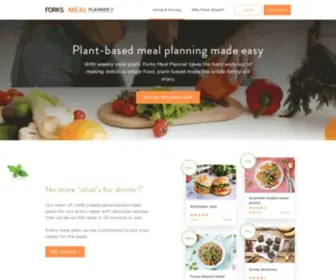 Forksmealplanner.com(Forks Meal Planner) Screenshot