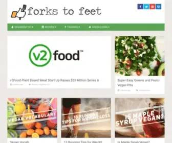 Forkstofeet.com(Vegan nutrition) Screenshot