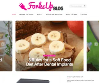 Forksupblog.com(A Culinary Guide to Good Food and Good Taste) Screenshot