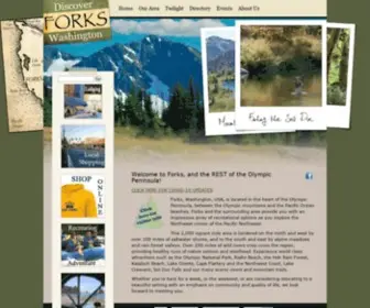 Forkswa.com(Forks, and the REST of the Olympic Peninsula) Screenshot