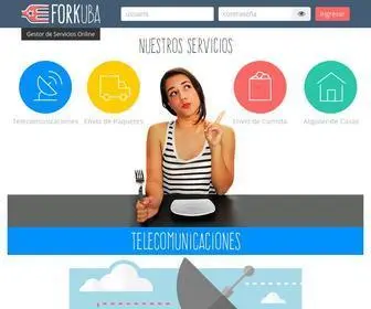 Forkuba.com(Gestor de Servicios Online) Screenshot