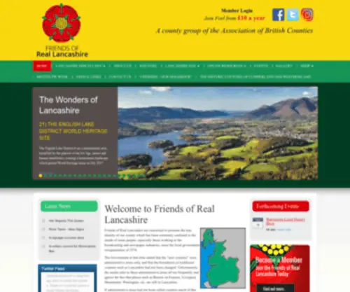 Forl.co.uk(Friends of Real Lancashire) Screenshot