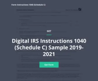 Form-1040-Schedule-C-Instructions.com(Schedule C Instructions) Screenshot