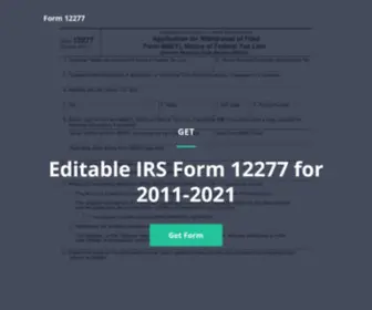 Form-12277.com(Tax FormEditable Online Blank in PDF) Screenshot