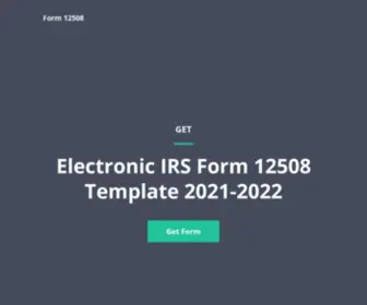 Form-12508.com(Irs Gov Non Filer) Screenshot