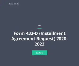 Form-433D.com(Irs Form 433 D) Screenshot