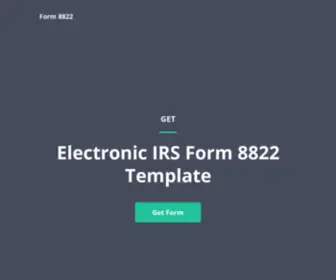 Form-8822-2020.com(Irs Change Of Address Form) Screenshot
