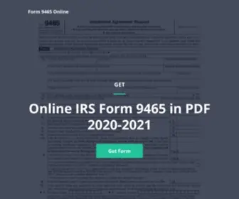 Form-9465.com(Irs FormFillable and Editable PDF Template) Screenshot