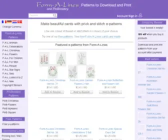 Form-A-Lines.net(Make beautiful hand) Screenshot